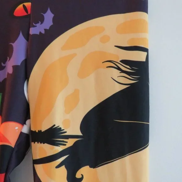 FIERCEPULSE Halloween Witch Leggings Pumpkin Goth Punk Alt Cosplay - Size S - Picture 5 of 14